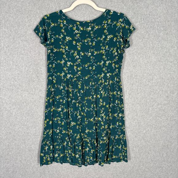 Wild Fable Dress XS Floral Gauzey Tiered Skater Y2K Babydoll Cottage Farmhouse - Picture 11 of 13